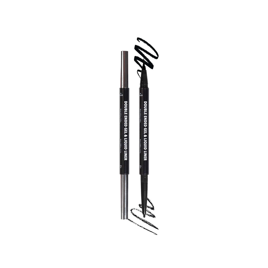 Moira Double Ended Gel & Liquid Liner (001, Black)