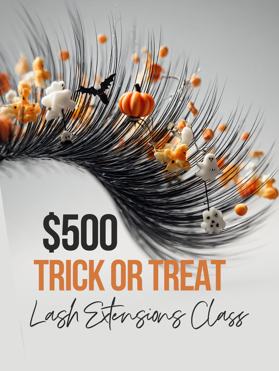 Trick or Treat $500 Lash Extension Class + White Led Lamp