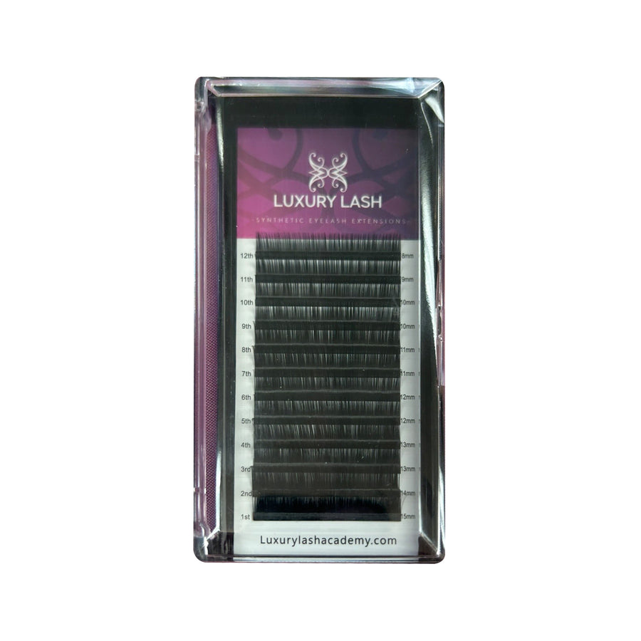 Luxury Lash C/D Curl Volume Lash Extensions Tray /  8mm-15mm Mix