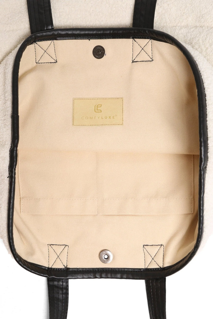 Comfyluxe Black Comfy Luxe Smile Tote Bag – LuxuryLashBeauty