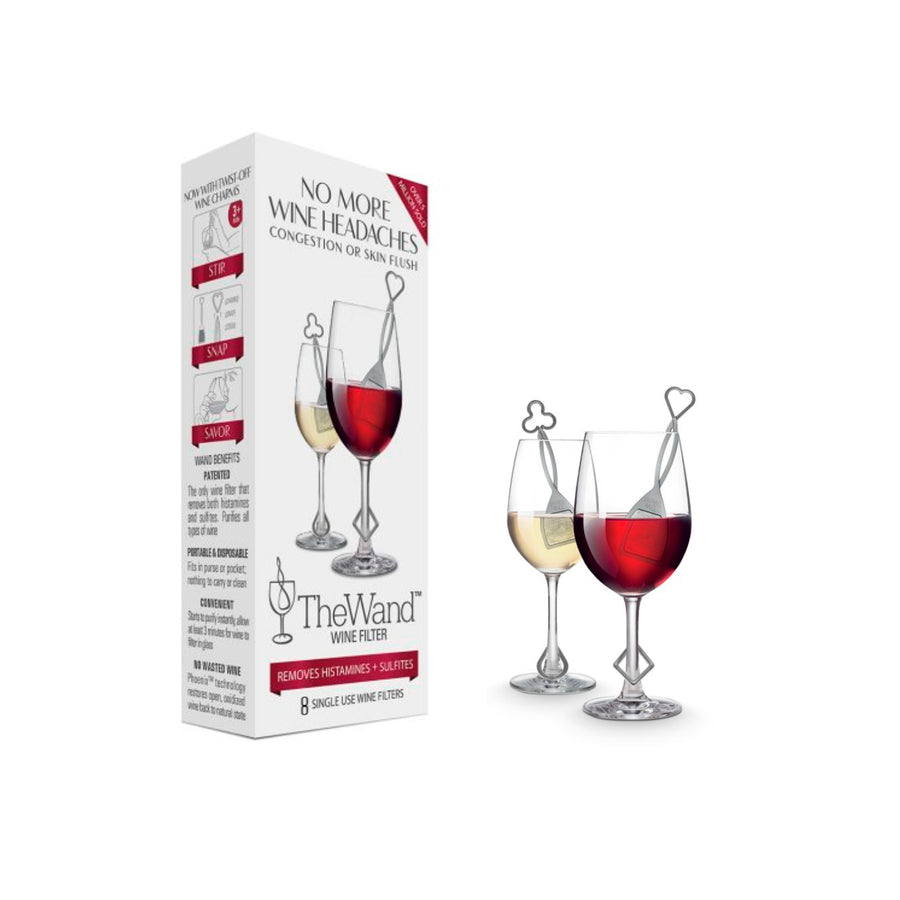 The Wand Wine Filter No More Headaches Pack of 8